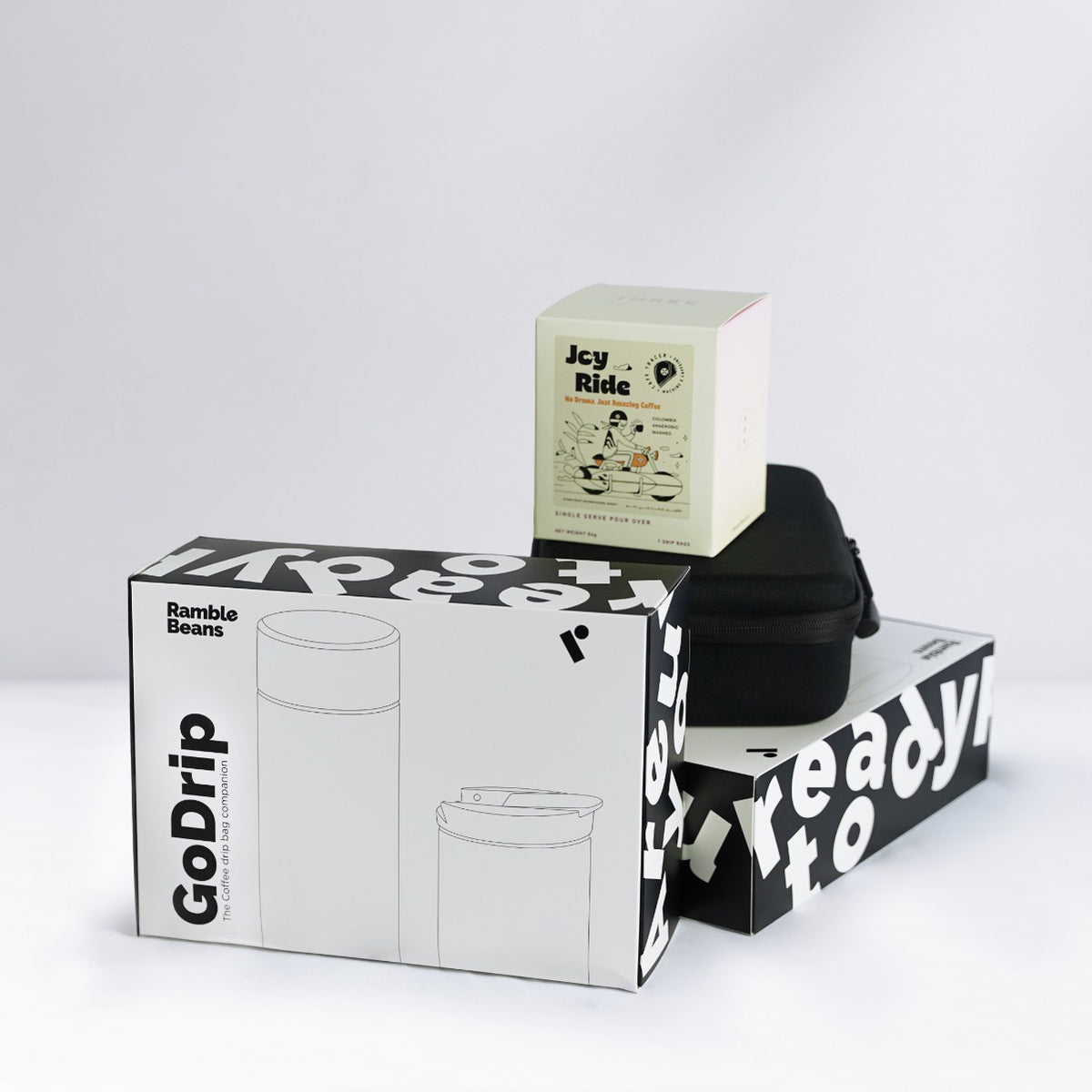 GoDrip Kit and Drip Coffee bags